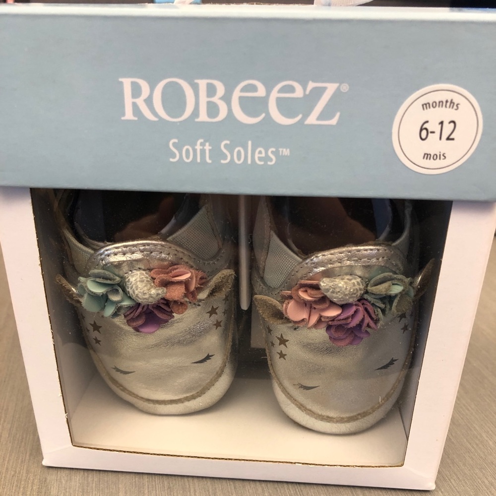 Robeez Soft Soles Unicorn Infant Shoes